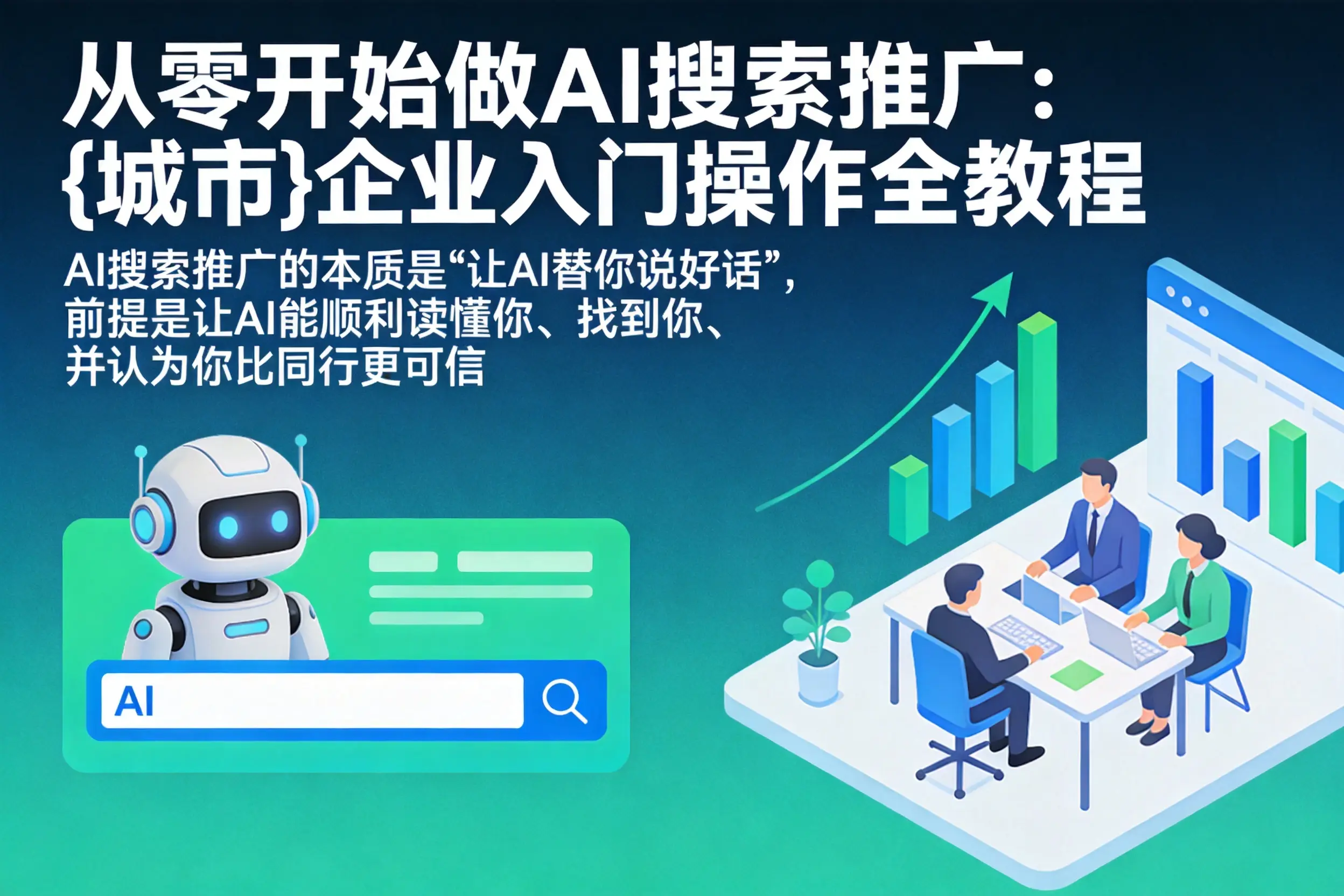 从零开始做AI搜索推广:郫都企业入门操作全教程